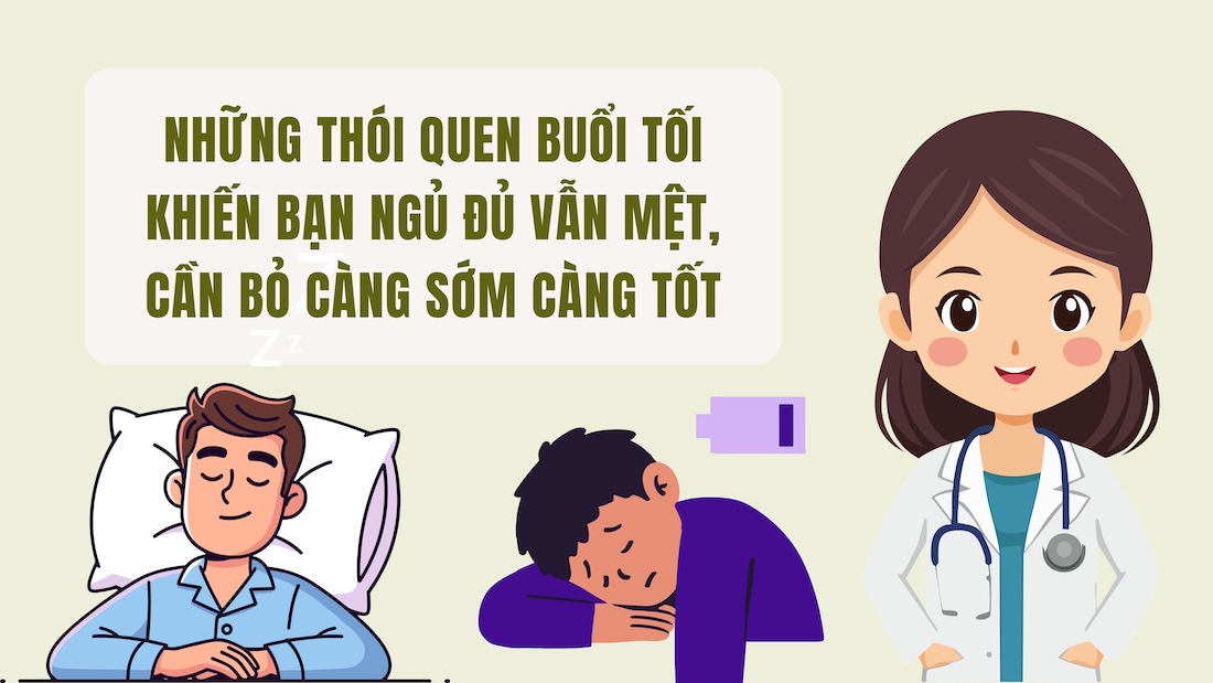 Evening habits that make you sleep enough but still tired, need to be eliminated as soon as possible