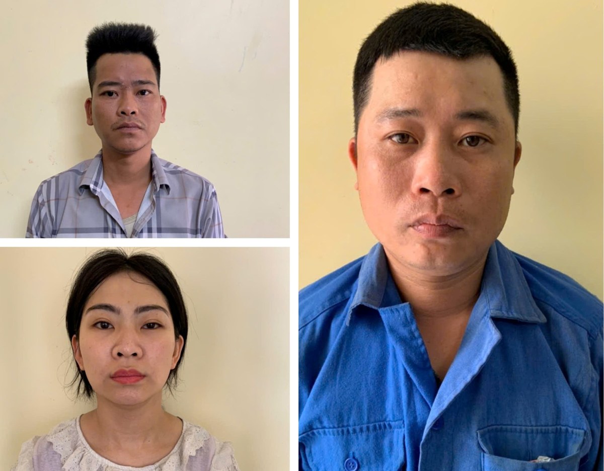 3 subjects prosecuted for the act of buying, selling, and illegally possessing drugs. Photo: Hai Phong Police