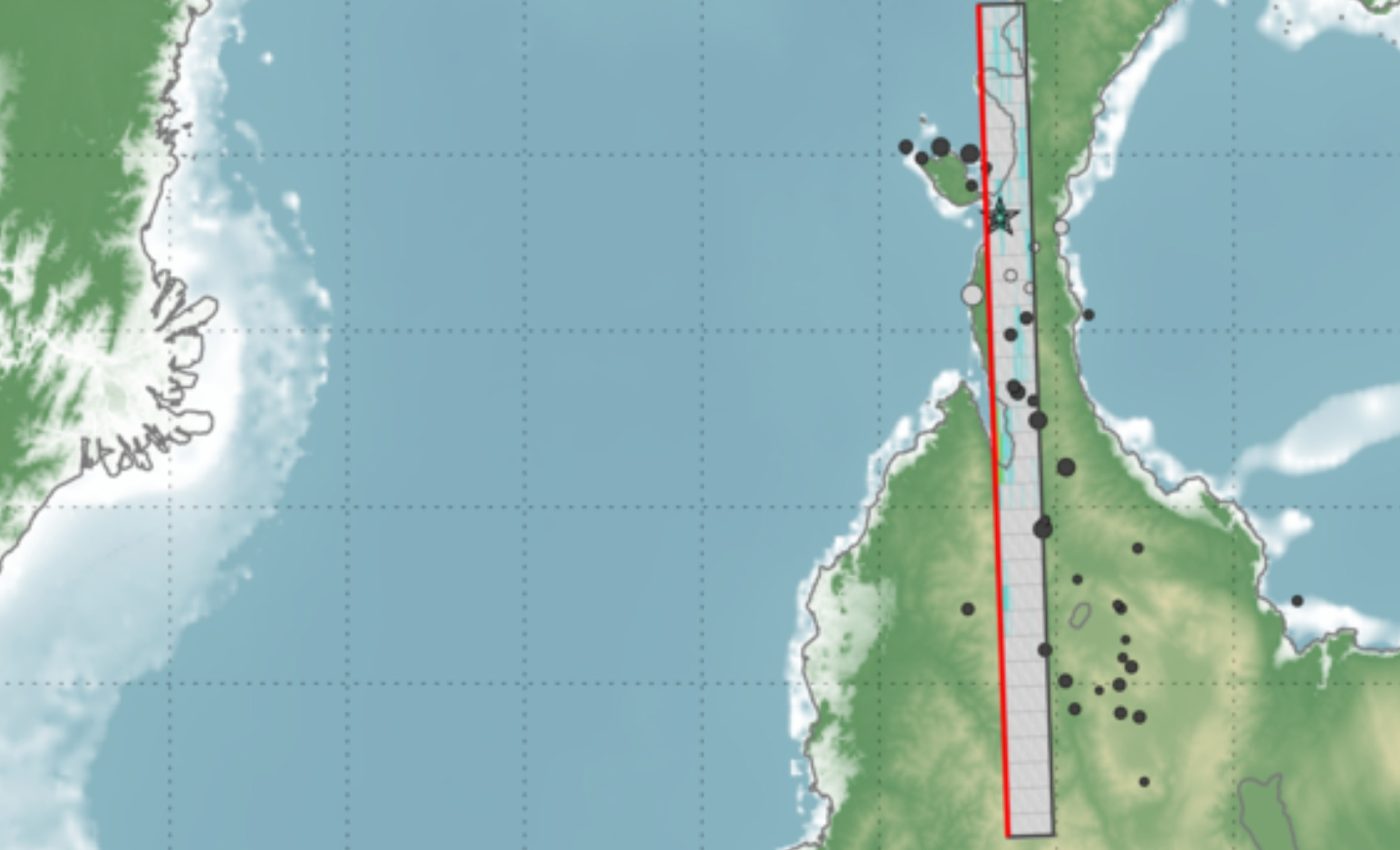 The giant fault zone under Sulawesi Island (Indonesia) significantly increases the risk of earthquakes and tsunamis. Photo: Earth. com