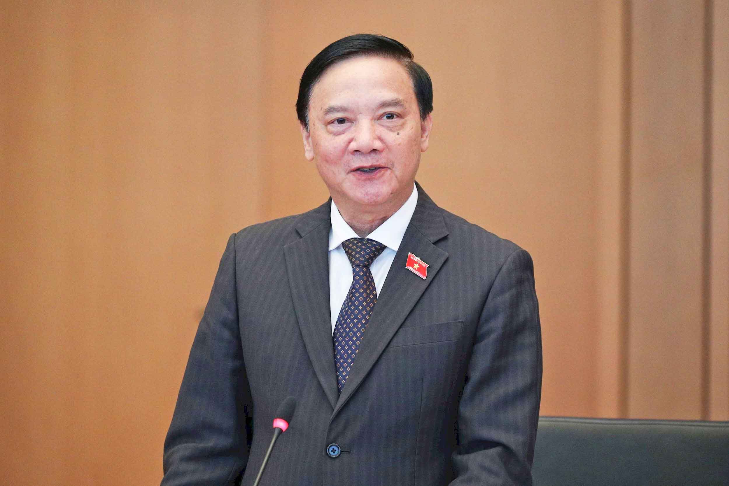 Phó Chủ tịch Quốc hội Nguyễn Khắc Định. Ảnh: Phạm Thắng.