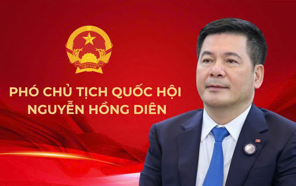 신임 국회 부의장 응우옌홍디엔. 사진: 딘쯔엉