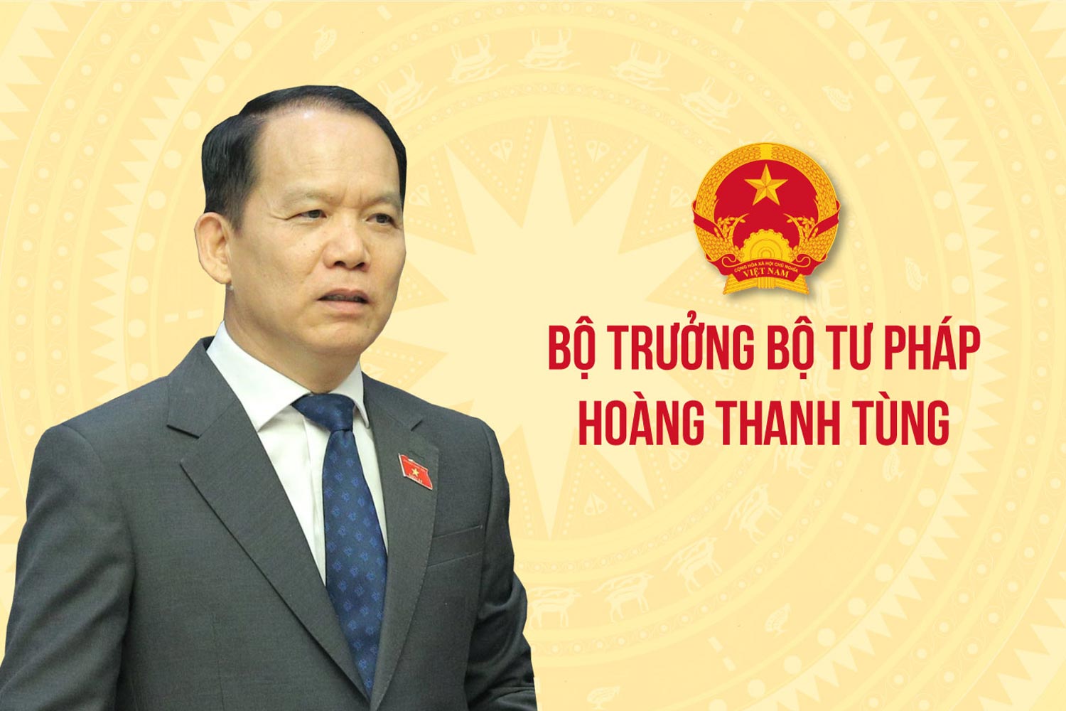 Mr. Hoang Thanh Tung - Member of the Party Central Committee, Minister of Justice for the 2026-2031 term. Photo: Van Thang