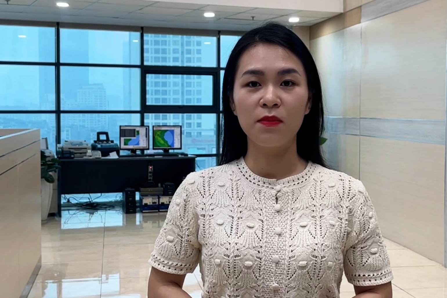 Bà Nguyễn Thanh Hóa cho biết nền nhiệt trong tháng 4.2026 tiếp tục cao hơn cùng kỳ. Ảnh: Quỳnh Hương