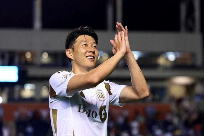 Striker Son Heung-min. Photo: AFP