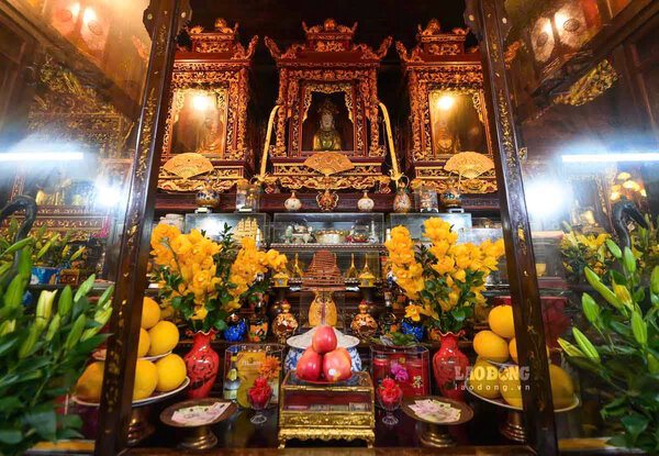 Phủ chính Tiên Hương có 4 cung gồm: đệ nhất, đệ nhị, đệ tam và đệ tứ. Ảnh: Lương Hà