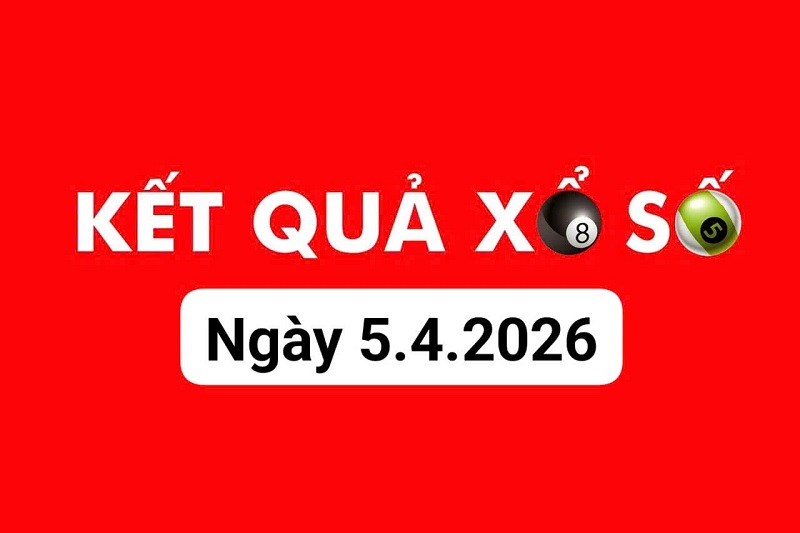 Today's lottery results April 5, 2026. Photo: Ha Vy