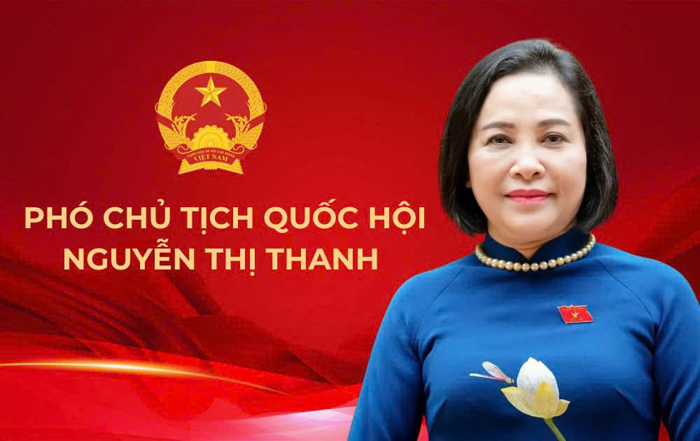 Ms. Nguyen Thi Thanh re-elected as Vice Chairwoman of the National Assembly. Photo: Dinh Truong