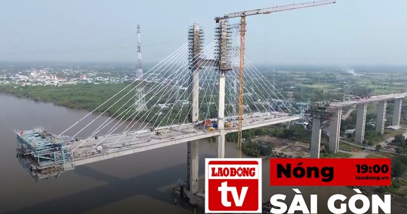 Cầu dây văng cao nhất Việt Nam sắp hợp long