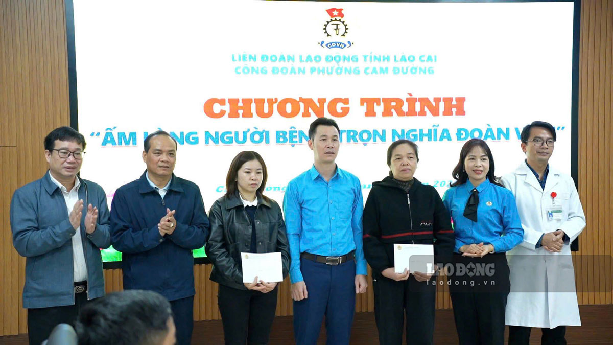 Công đoàn Cam Đường: Nâng cao đời sống đoàn viên sau sắp xếp. Ảnh: Hồng Quyên