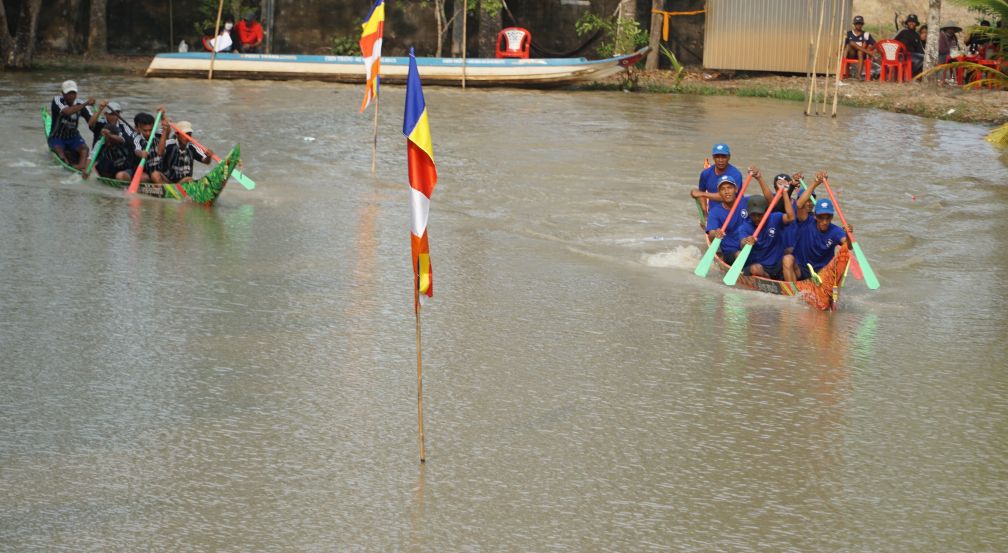 Đua ghe ngo mi ni được thường xuyên tổ chức. Ảnh: Nhật Hồ.