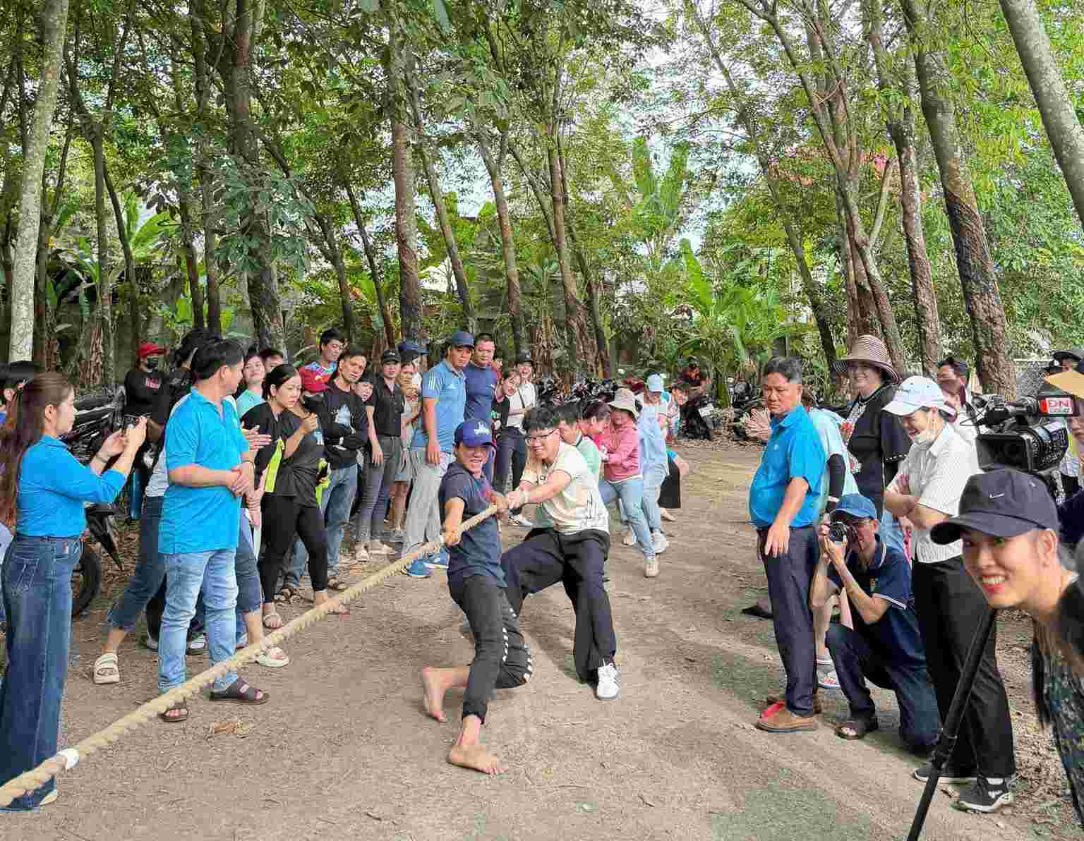 Exciting sports festival at Freewell Co., Ltd. Photo: Grassroots Trade Union provided