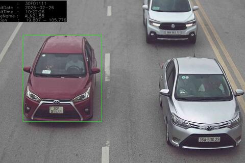 Car owner fined remotely in Thanh Hoa. Photo: Thanh Hoa Traffic Police