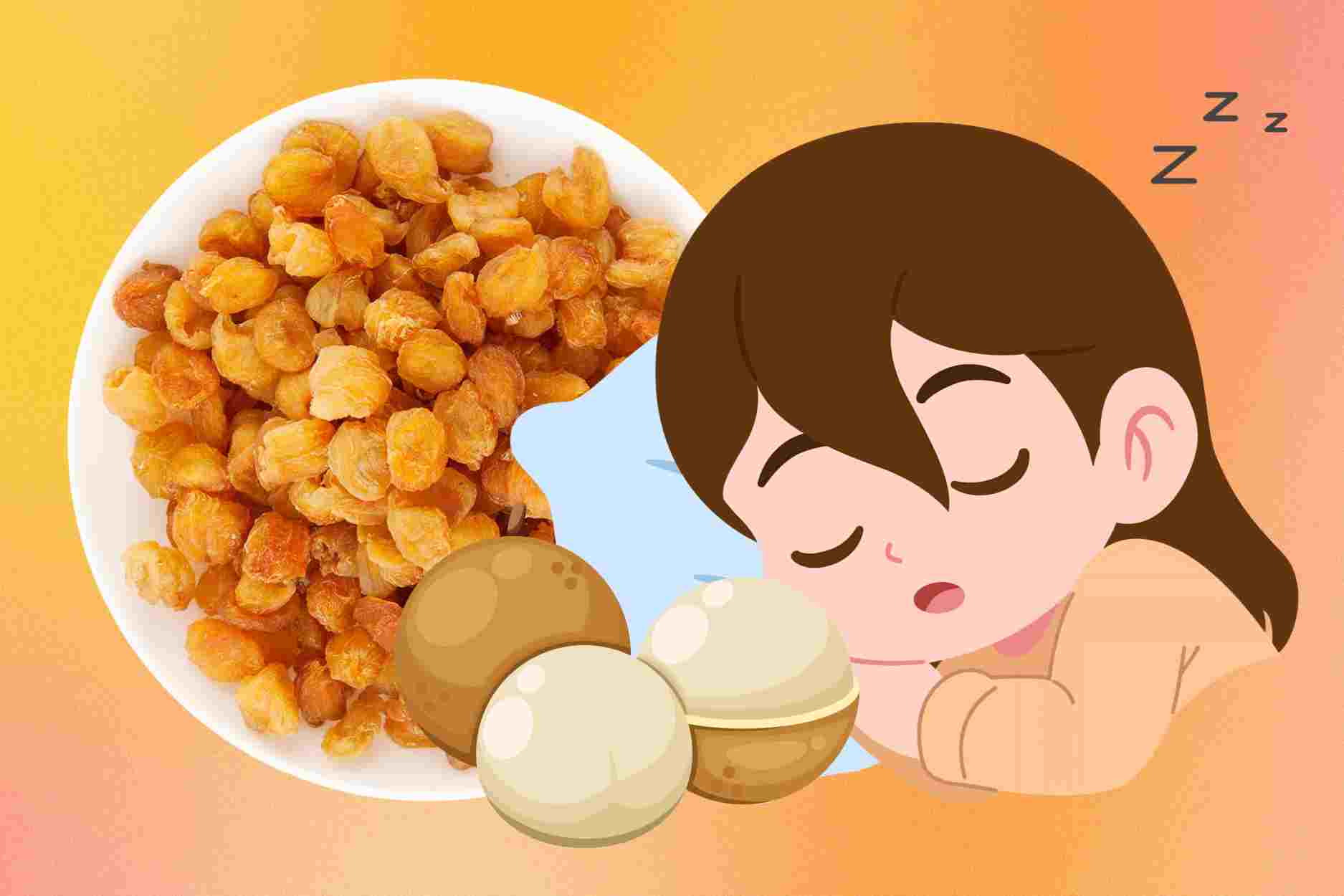 집에서 쉽게 적용할 수 있는 롱안을 사용하여 숙면을 취하는 2가지 방법