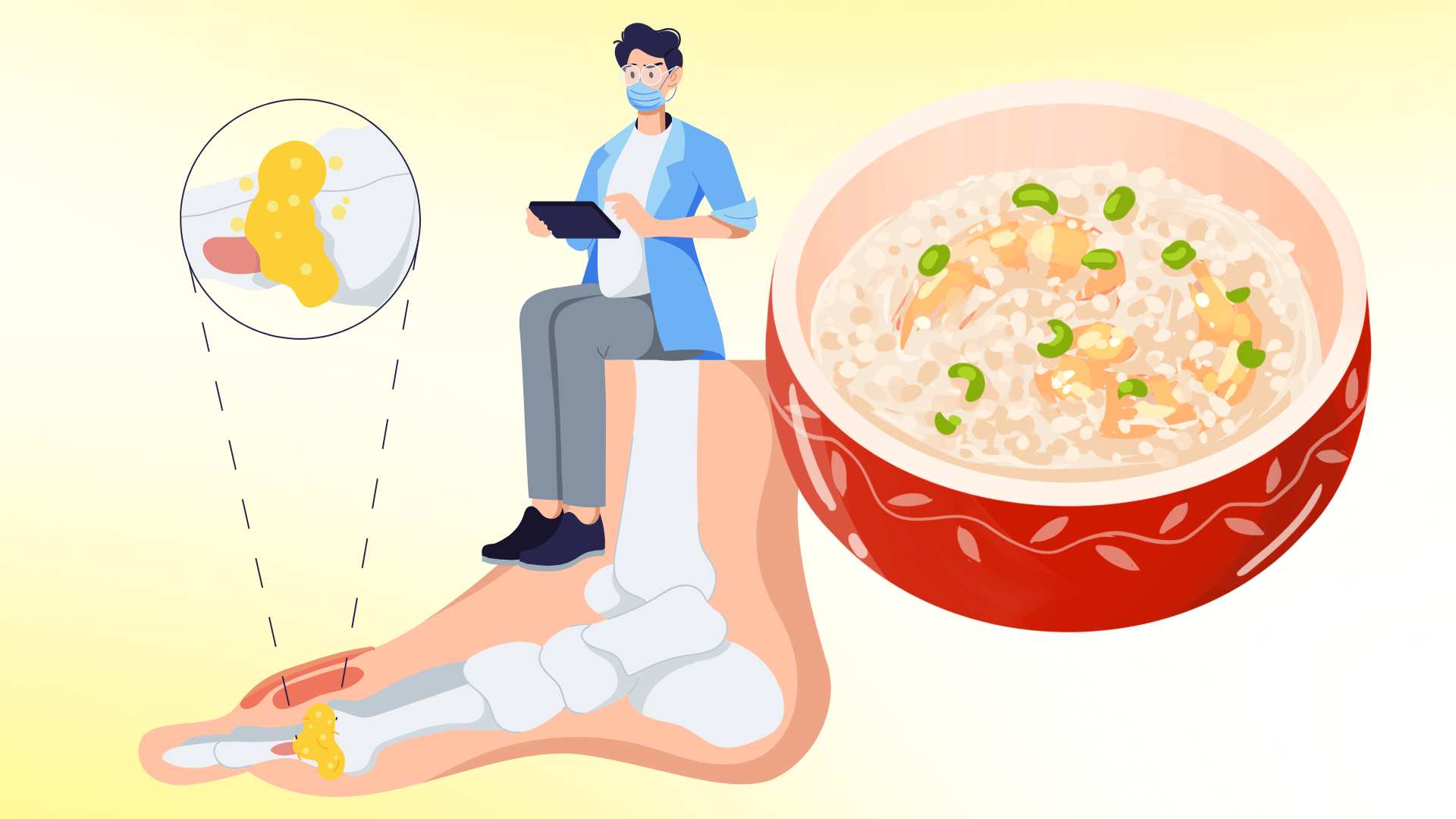 Healthy porridge dishes to include in the menu of people with high uric acid