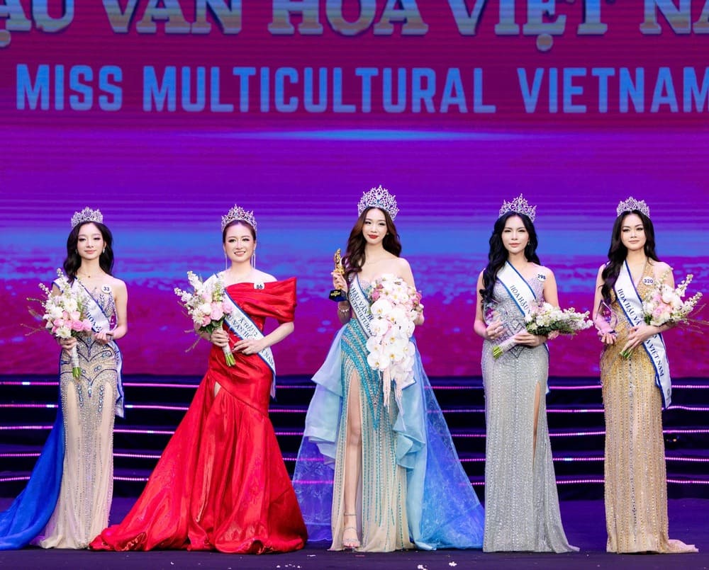 Female student Nguyen Tran Ha Linh crowned Miss Culture Vietnam 2026. Photo: Organizing Committee