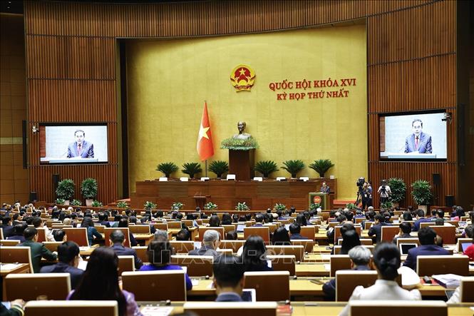 Inauguration ceremony of the 16th National Assembly Chairman