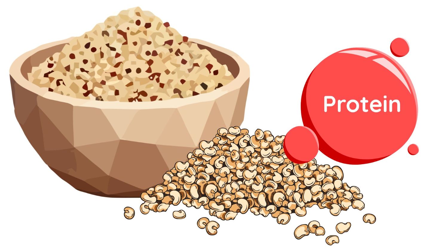 퀴노아는 매일 식단에 쉽게 추가할 수 있는 단백질이 풍부한 식품입니다. 그래픽: 탄탄