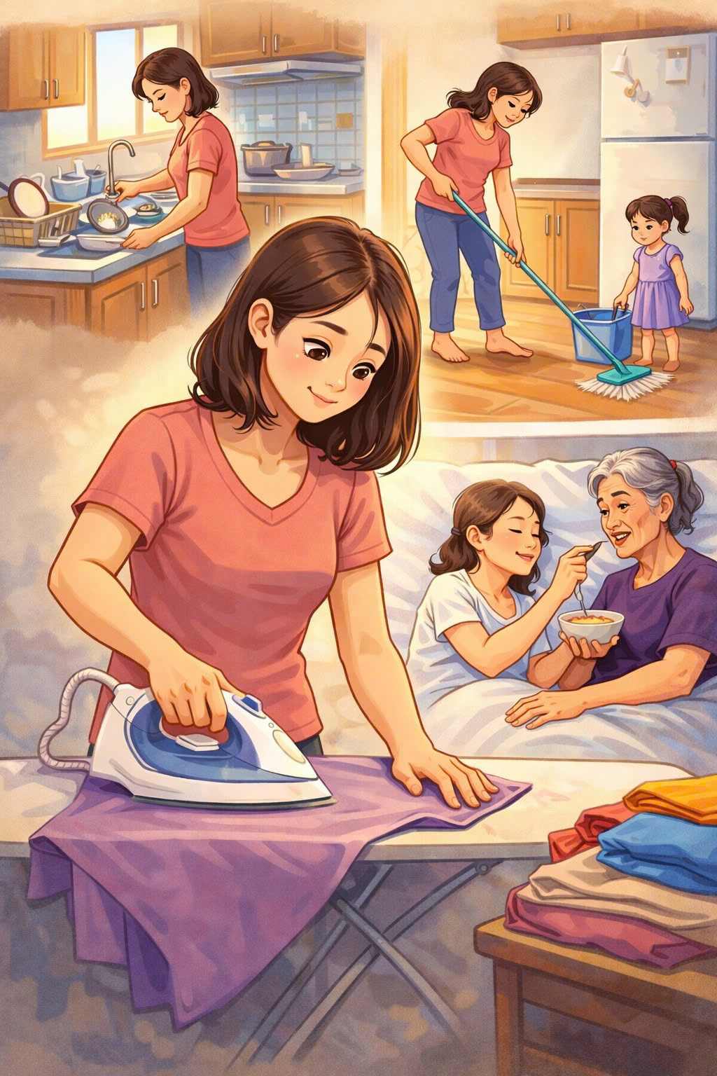 Lawyer answers readers' questions about regulations on property division after divorce. Graphic photo: Pham Ngoc