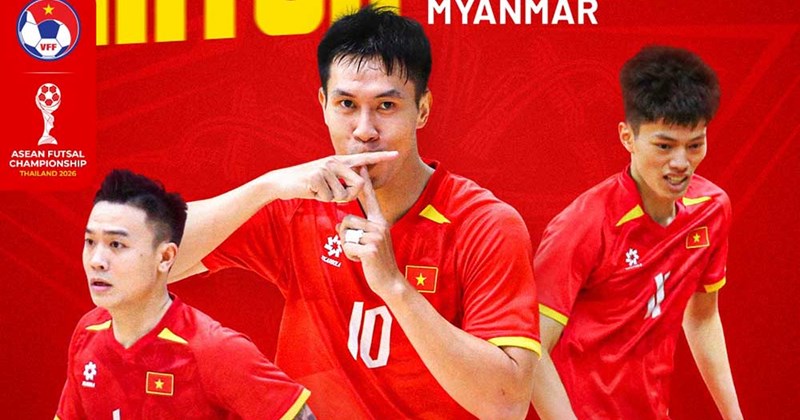 Futsal Việt Nam thắng Myanmar tại giải Đông Nam Á