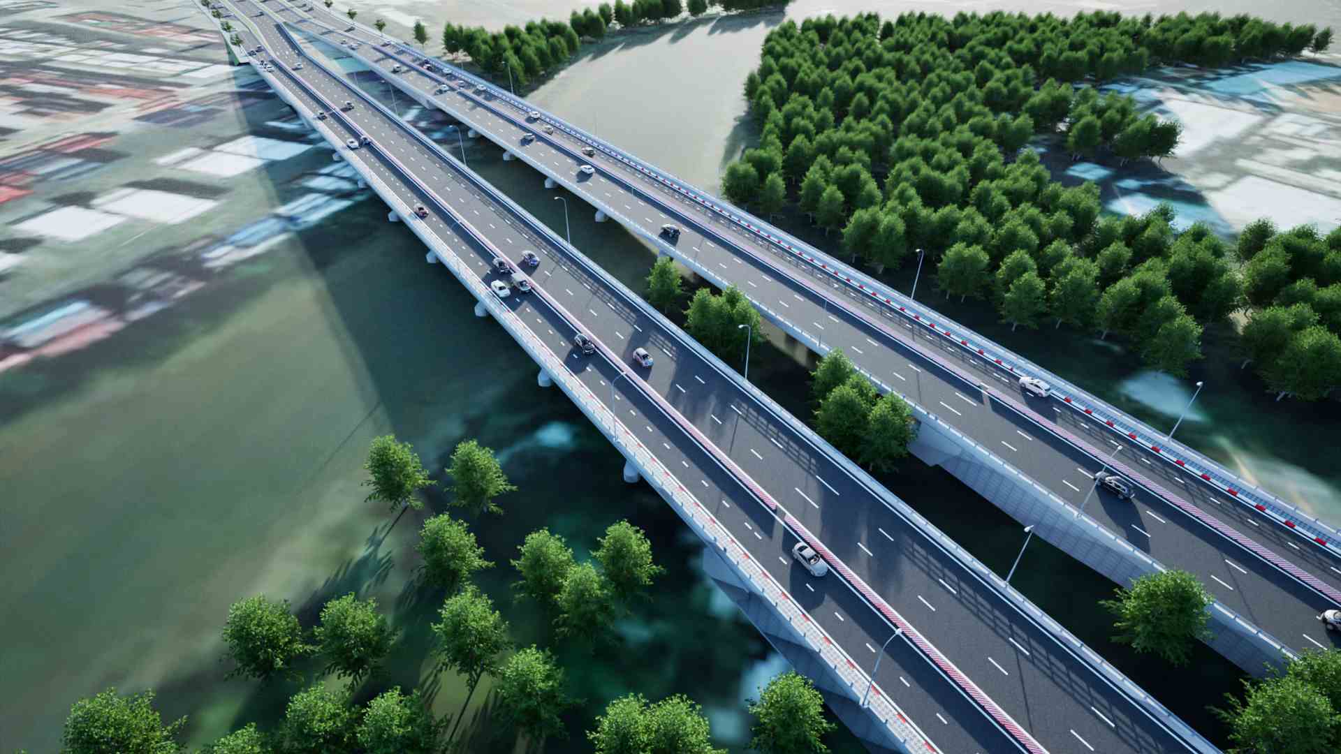 Phối cảnh cầu Bà Cua. Ảnh: Sở Xây dựng TPHCM