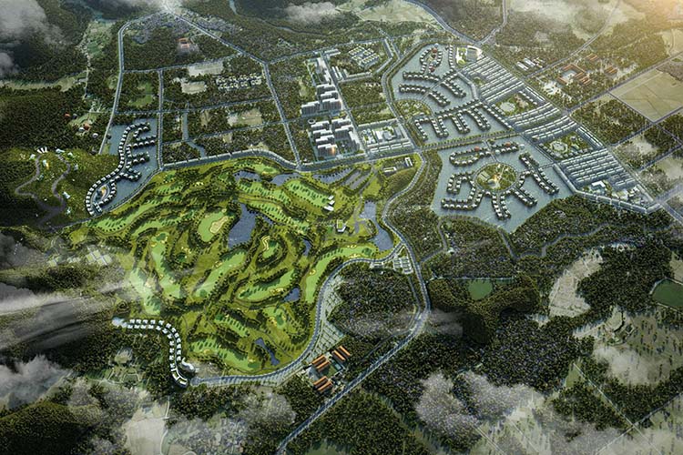 Perspective of the 23,660 billion VND project invested by Vinhomes' subsidiary. Photo: Dien Bien ITT