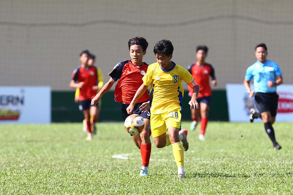Các trận đấu tại giải U15 Quốc gia 2026 diễn ra với chất lượng chuyên môn cao. Ảnh: VFF