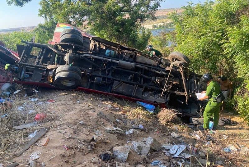 Scene of the accident. Photo: Police provided