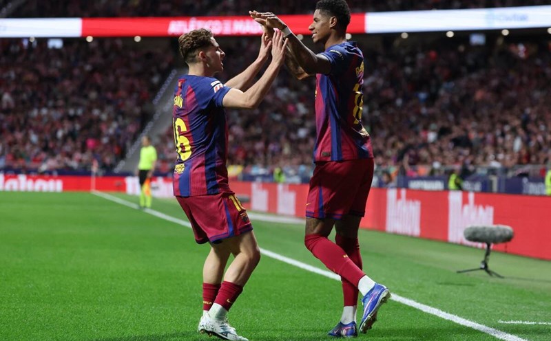 Barcelona vừa có màn chạy đà tốt cho trận tái đấu Atletico Madrid. Ảnh: AFP