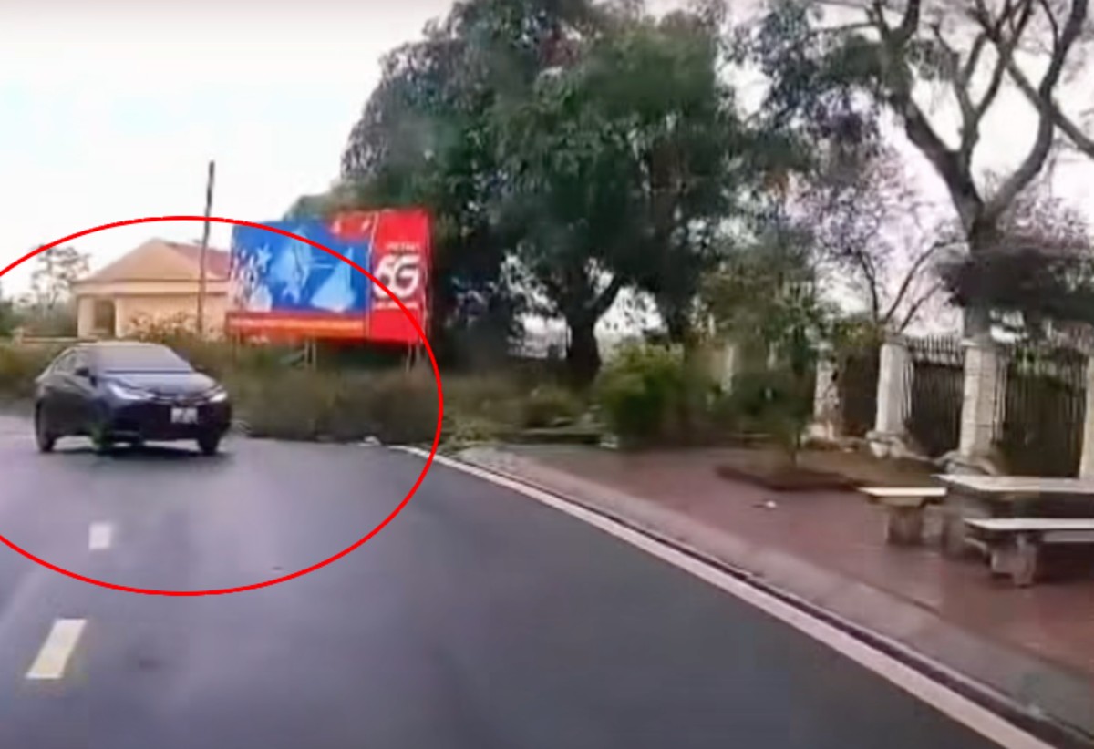 Traffic violation driver. Photo: Cut from clip