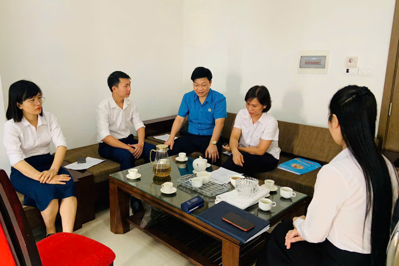 Việc phát triển đoàn viên, thành lập công đoàn cơ sở là các nhiệm vụ trọng tâm được triển khai. Ảnh: Đinh Đại