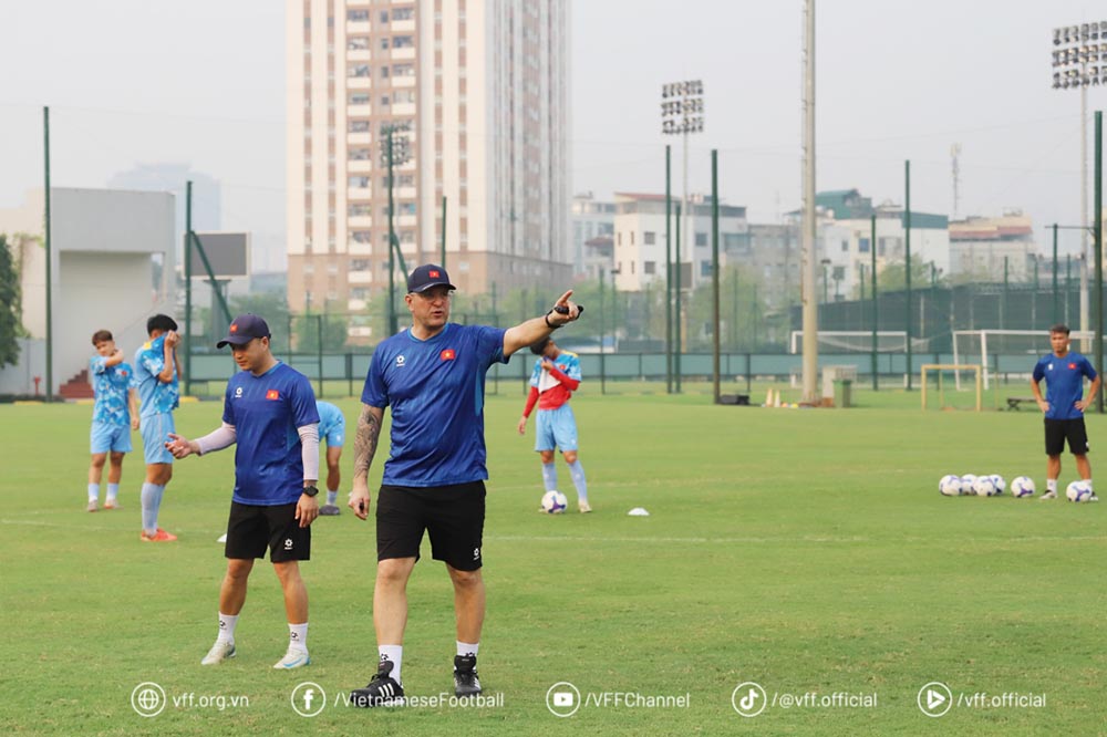 U17 Việt Nam có các trận giao hữu chất lượng trước thềm giải đấu. Ảnh: VFF