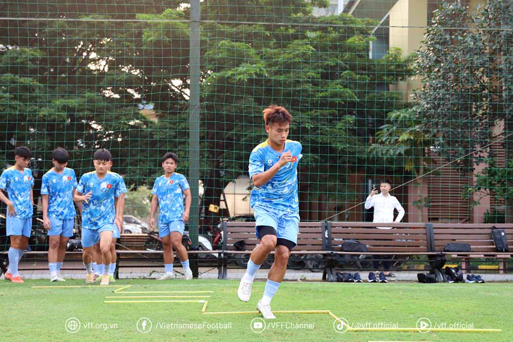 U17 베트남, 2026년 U17 동남아시아 선수권 대회에서 긍정적인 목표를 향해 나아가다. 사진: VFF