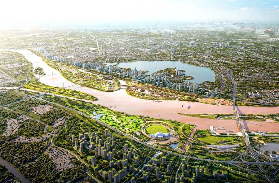 El Comité Popular del barrio de Phu Thuong recupera tierras para implementar un proyecto de inversión para construir un parque público. Foto: Junta de Gestión de Proyectos