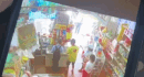 Clip of a student being assaulted inside a grocery store in Hue. Photo: Thu Hong