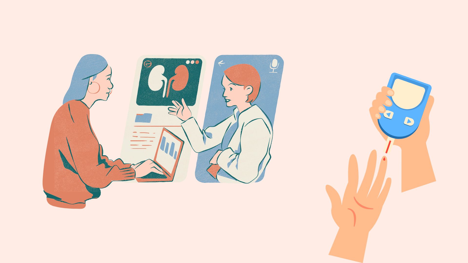 Eating mistakes that harm kidney health in people with diabetes. Graphics: Minh Chau