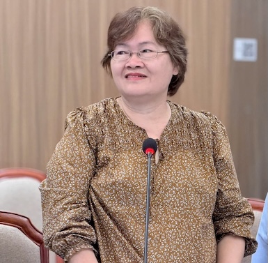 Bà Nguyễn Diệu Hồng – chuyên gia độc lập. Ảnh: Phương Mai