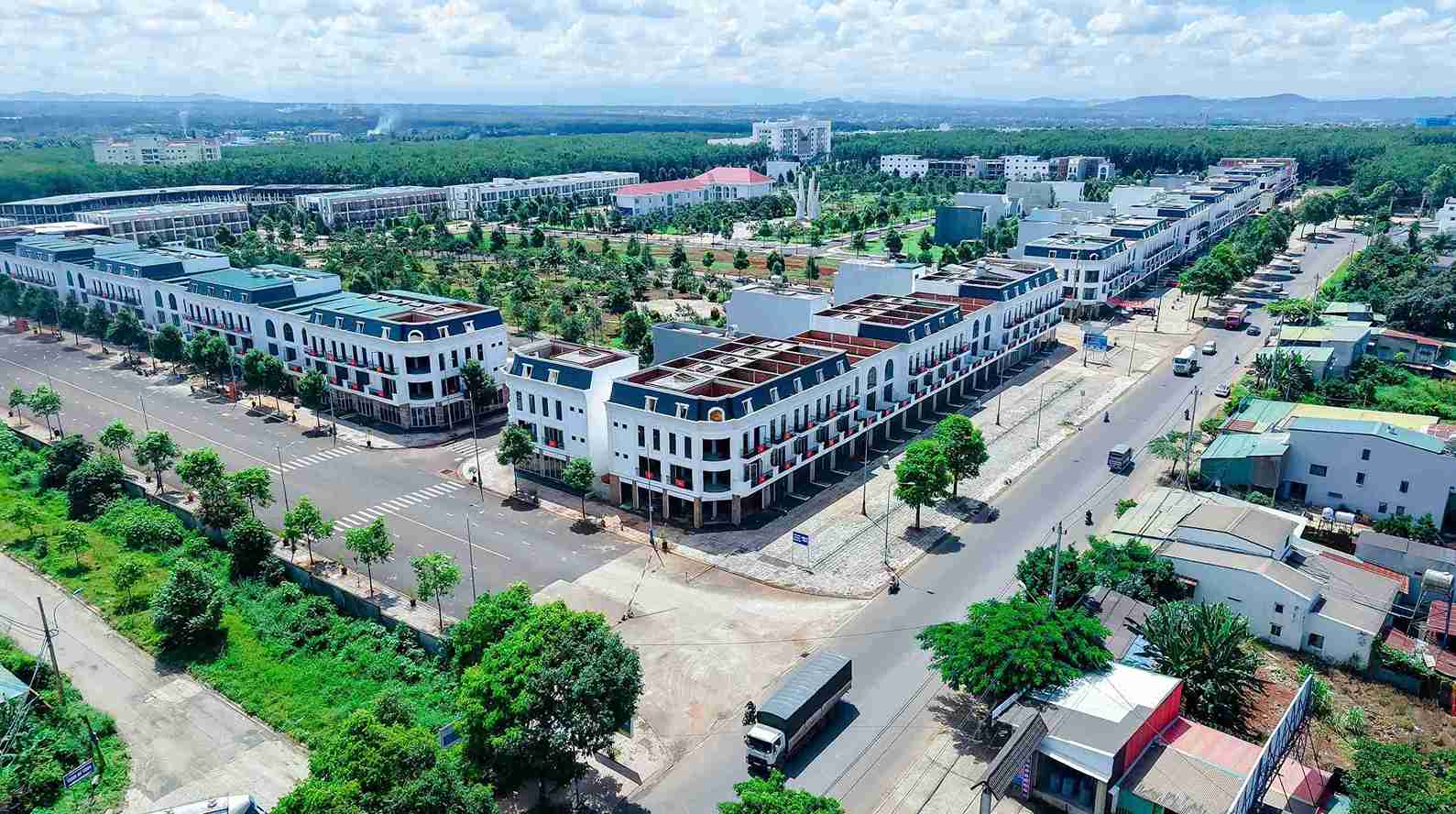 Una esquina del proyecto de la zona urbana de An Phu (provincia de Dak Lak). Foto: Bao Trung