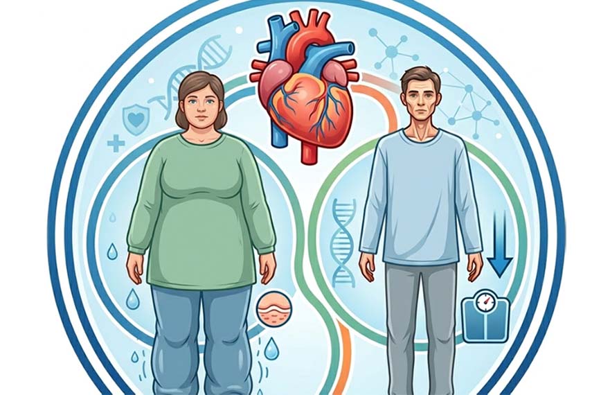 Heart disease not only causes edema but can also cause weight loss. Graphics: Thien Nhan