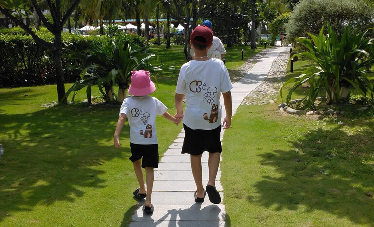 Playgrounds near Hanoi will help families enjoy a complete holiday. Photo: Hien Tran