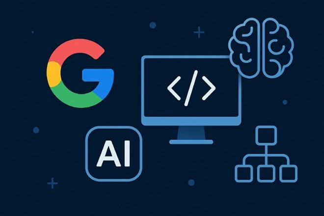 Google's new AI application can process voice without internet, automatically edit content and enhance the input experience. Graphics: Quang Minh