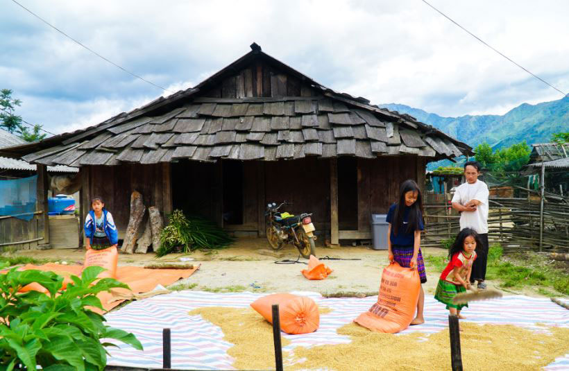 Cuộc sống nơi đây vẫn giữ nguyên nét truyền thống