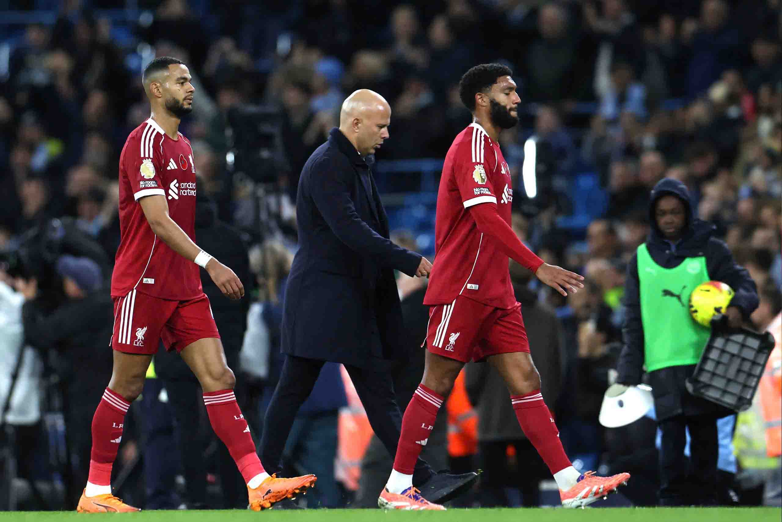 Liverpool vừa thua tan nát trước Man City. Ảnh: AFP