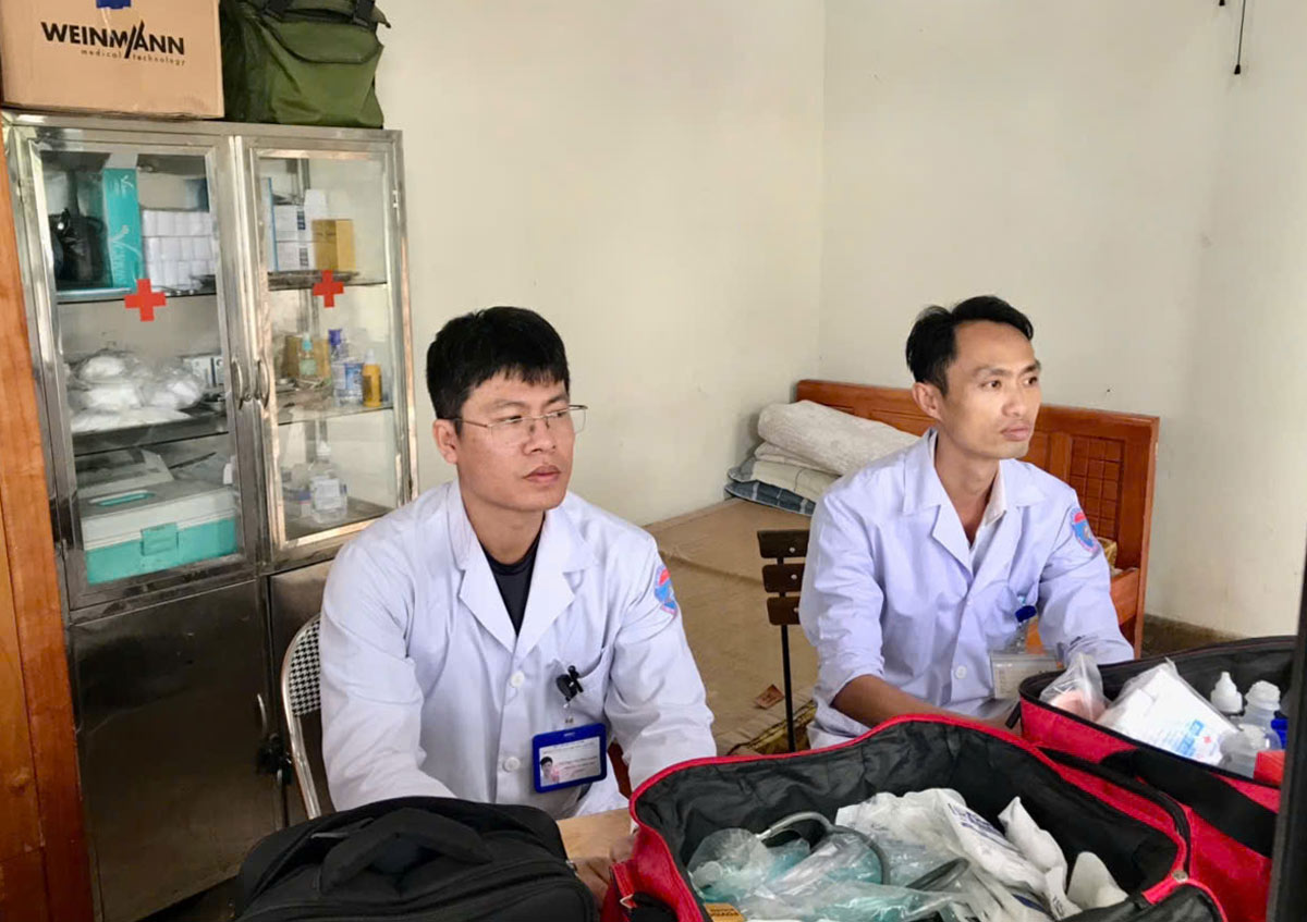 Để chủ động đảm bảo an toàn cho du khách, sẵn sàng trước những tình huống phát sinh, từ ngày 2.4, Sở Y tế Quảng Ninh đã duy trì kíp trực tại đảo Ti Tốp, vịnh Hạ Long. Ảnh: CDC Quảng Ninh