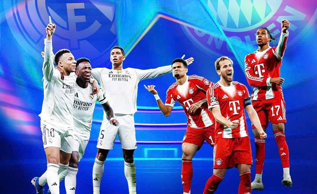 레알 마드리드 - 바이에른 뮌헨 경기 생중계 링크. 사진: 챔피언스 리그