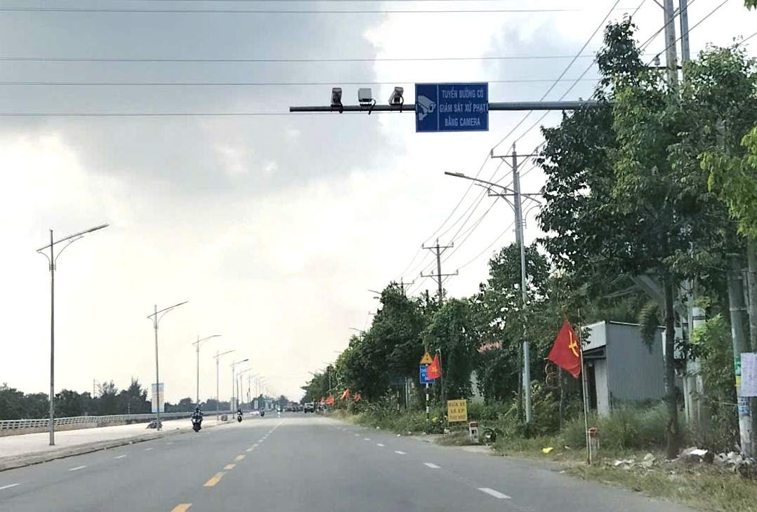 1956 traffic violations detected by cameras in Ca Mau. Photo: Nhat Ho.