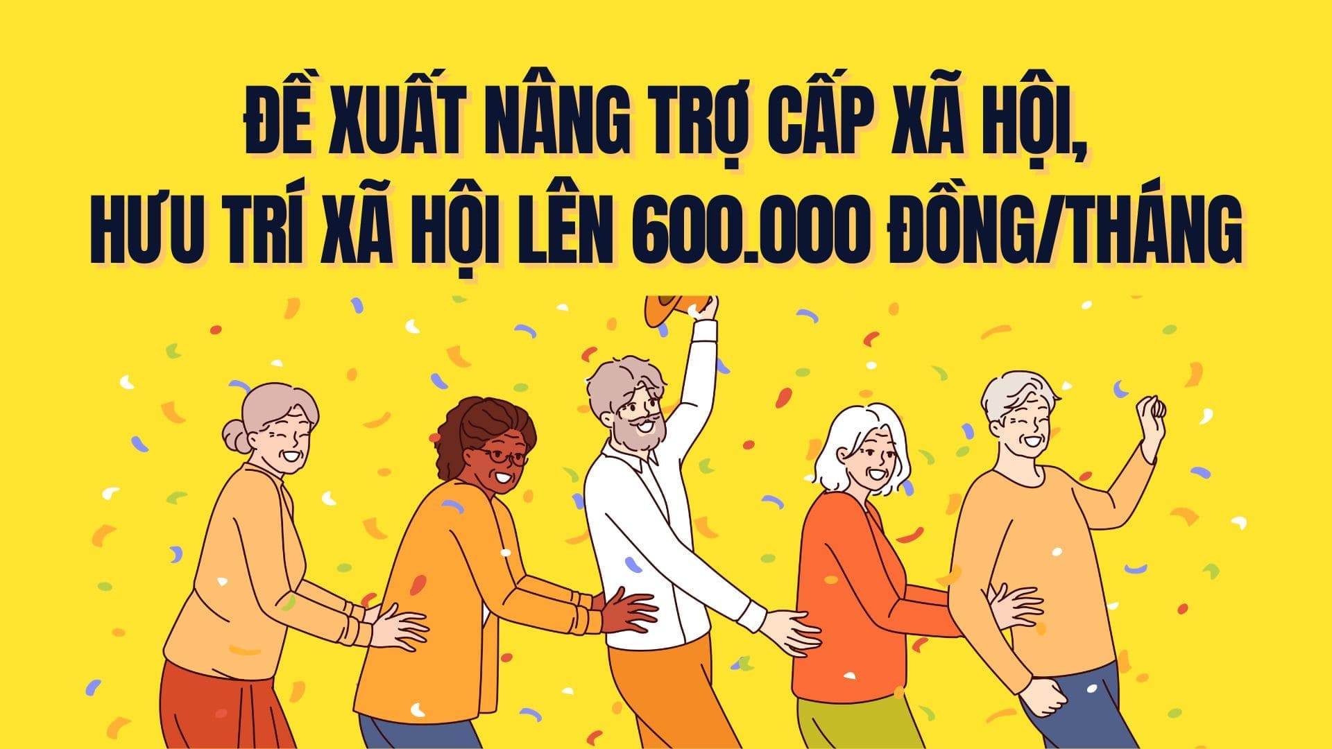 Propuesta de aumentar las prestaciones sociales y la pensión social a 600.000 VND/mes