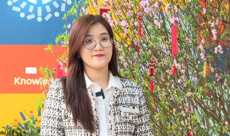 Cô Nguyễn Ngọc Vân - Tổ trưởng tổ Ngữ văn, Trường THPT Galileo. Ảnh: Thiện Nhân 