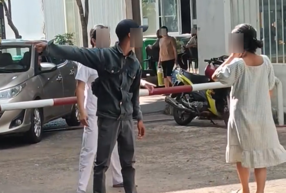 Chị L mong muốn mọi người tha thứ cho chồng mình lúc nóng giận. Ảnh: Cắt từ clip 