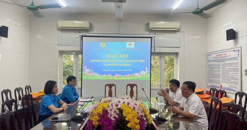 Công đoàn xã Nghi Lộc mở rộng phúc lợi y tế cho người lao động