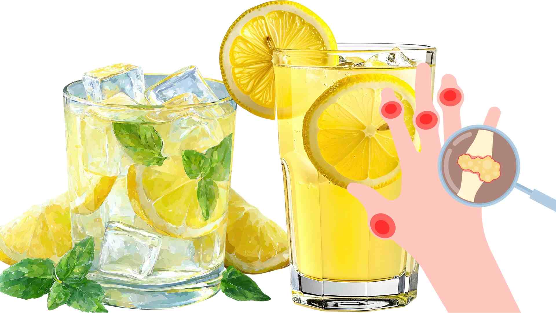 Simple morning habits help support reducing uric acid. Graphics: Ha May